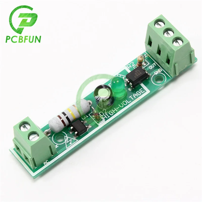 1-Bit AC 220V Optocoupler Isolation Module Voltage Detect Board Adaptive 3-5V for Isolamento Fotoaccoppiatore PLC Module
1-Bit AC 220V Optocoupler Isolation Module Voltage Detect Board Adaptive 3-5V for Isolamento Fotoaccoppiatore PLC Module