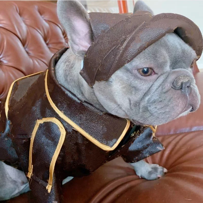 Cool Leather Dog Jacket Coat Warm Winter Dog Clothes French Bulldog Waterproof Pet Clothing Outfit for Small Medium Dogs Brown
Cool Leather Dog Jacket Coat Warm Winter Dog Clothes French Bulldog Waterproof Pet Clothing Outfit for Small Medium Dogs Brown