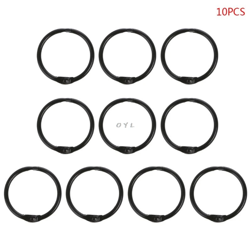 6 colors 10pcs Metal Loose Leaf Binder Ring Book Hoops DIY Albums School Office Supplies Craft
6 colors 10pcs Metal Loose Leaf Binder Ring Book Hoops DIY Albums School Office Supplies Craft