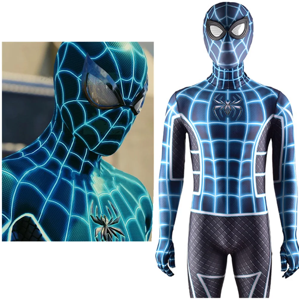 

Superhero PS4 Game Fear Itself Suit Costume Cosplay Zentai Spandex Lycra Jumpsuit Bodysuit Halloween Costume for Adult/kids