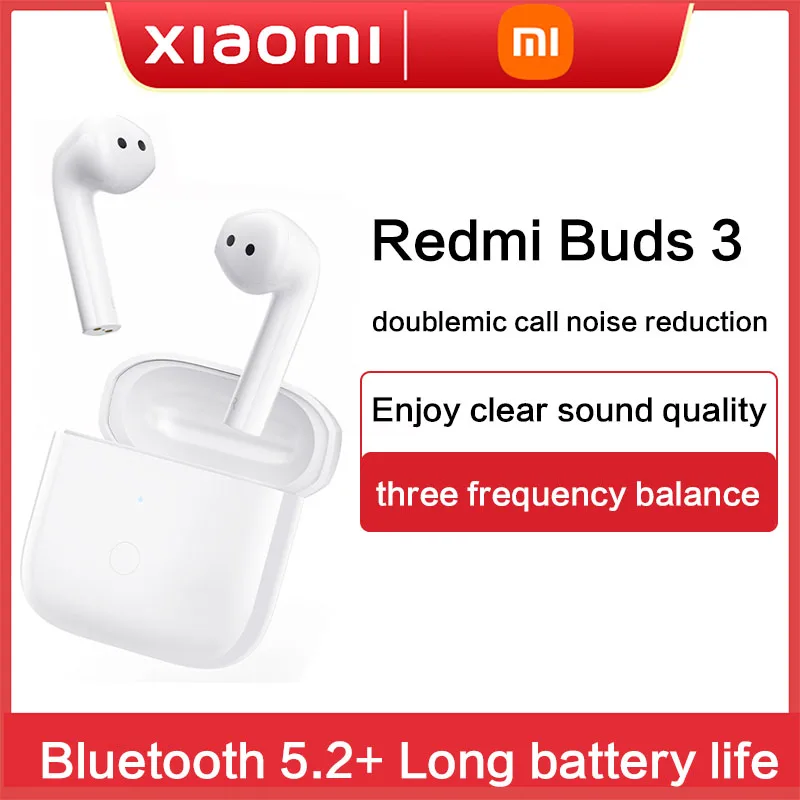 Buds 3 TWS Wireless Bluetooth Earphone Dual Mic Noise Cancelling Earphone QCC 3040 IP54
Buds 3 TWS Wireless Bluetooth Earphone Dual Mic Noise Cancelling Earphone QCC 3040 IP54