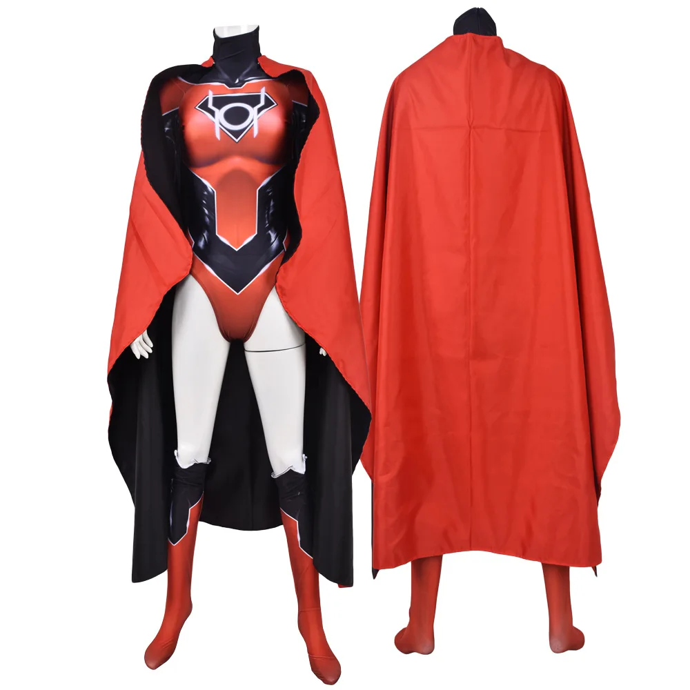 3D Print Red Lanthern Cosplay Costume Super hero Halloween Lycra Spandex Cosplay Super hero Tight Body Suit with Cape
3D Print Red Lanthern Cosplay Costume Super hero Halloween Lycra Spandex Cosplay Super hero Tight Body Suit with Cape