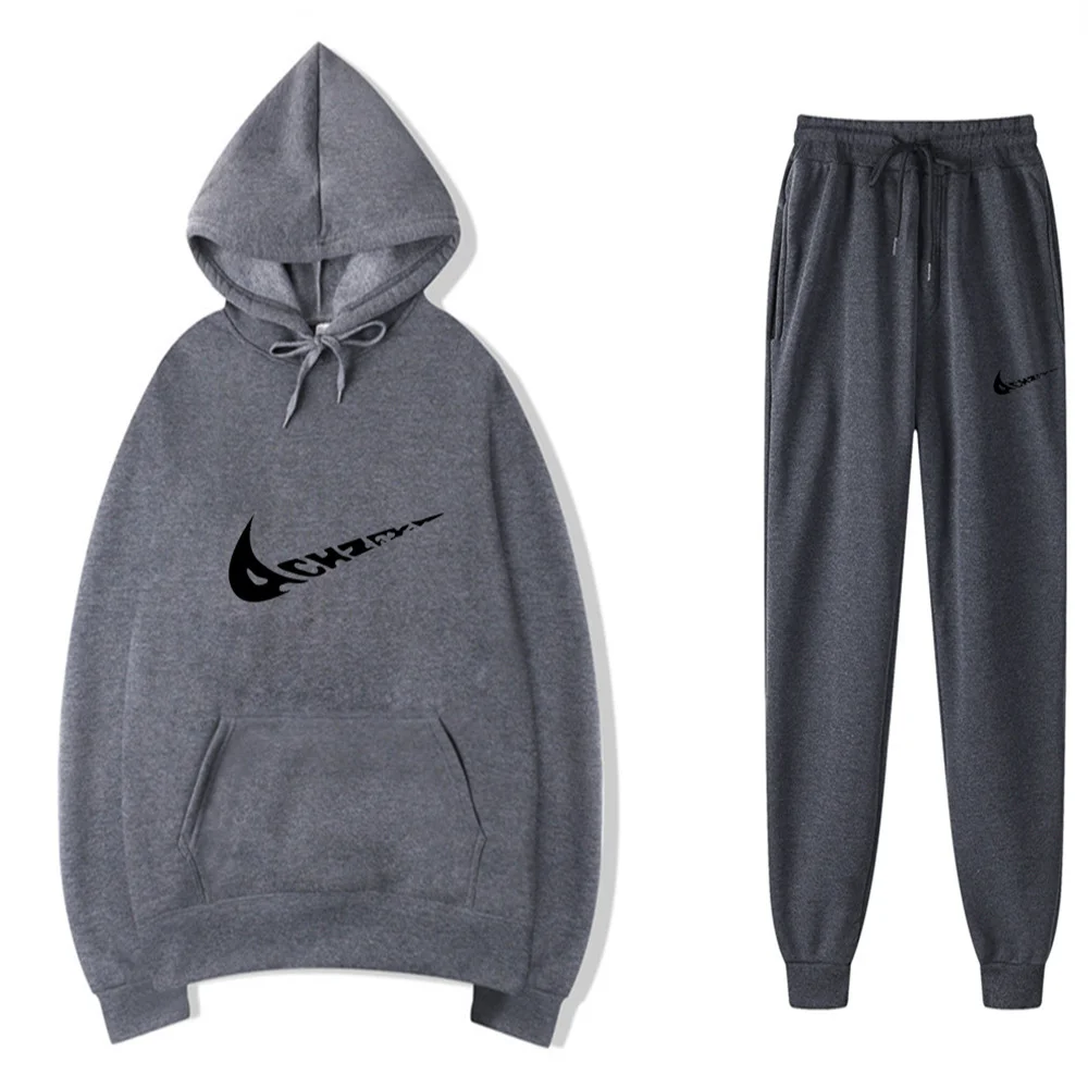 2021 Spring and Autumn Men's Long Sleeve Hoodie 2-piece Set Men's Sportswear Set Multi-Color Sports Fitness Printing Set
2021 Spring and Autumn Men's Long Sleeve Hoodie 2-piece Set Men's Sportswear Set Multi-Color Sports Fitness Printing Set