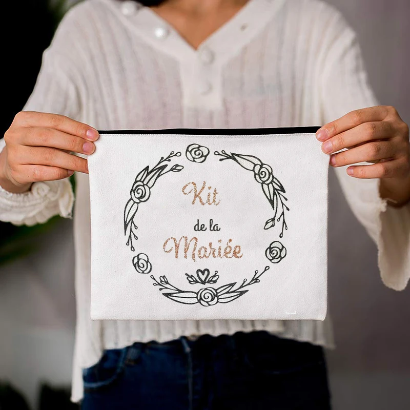 French kit De La Mariée evjf survival kit makeup bag bride to be Wedding Bachelorette hen party bridal shower decoration gift
French kit De La Mariée evjf survival kit makeup bag bride to be Wedding Bachelorette hen party bridal shower decoration gift
