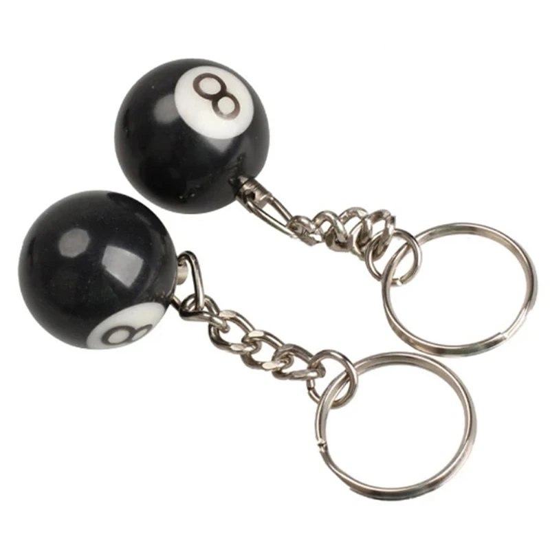 High Quality Billiard Pool Keychain Snooker Table Ball Key Ring Gift NO 8 Buckle Backpack Pendant Keychains Key Holder
High Quality Billiard Pool Keychain Snooker Table Ball Key Ring Gift NO 8 Buckle Backpack Pendant Keychains Key Holder