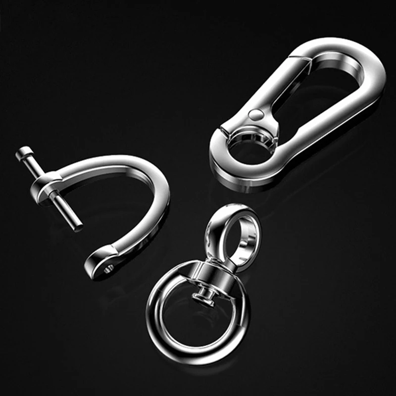 New Car Keychain Simple With D buckle Metal Key Chain Climbing Hook Auto Key Rings Creative Gift For Car Interior Accessories
New Car Keychain Simple With D buckle Metal Key Chain Climbing Hook Auto Key Rings Creative Gift For Car Interior Accessories