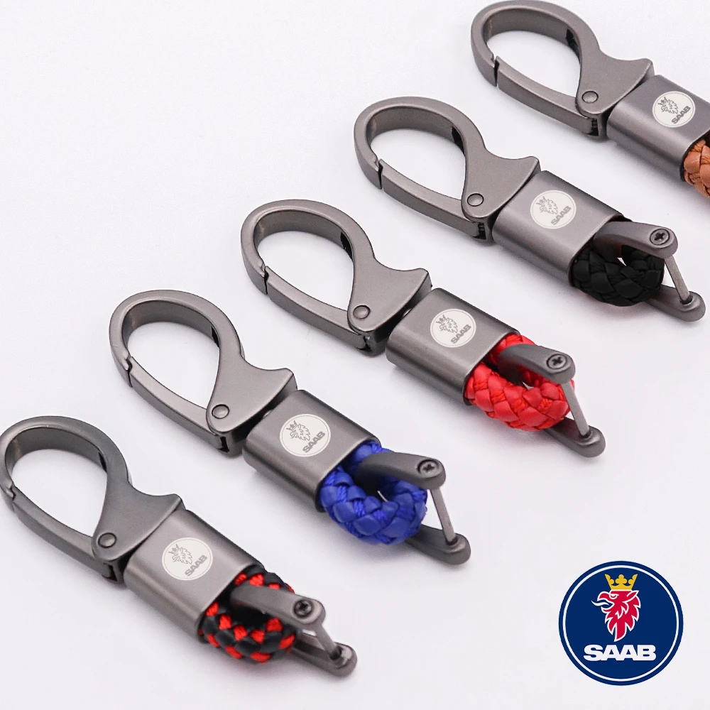 For Saab 93 95 New hand woven leather Car Key Ring rope key chain waist key chain charm Keychain Men's Boutique Gifts
For Saab 93 95 New hand woven leather Car Key Ring rope key chain waist key chain charm Keychain Men's Boutique Gifts