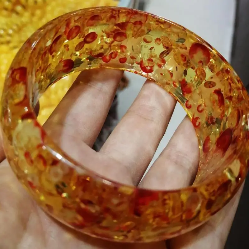 Natural Baltic Amber Bangle Women Old Beeswax Jewelry Accessories Golden Flower Ambers Bangles Send Mom And Girlfriend Gifts
Natural Baltic Amber Bangle Women Old Beeswax Jewelry Accessories Golden Flower Ambers Bangles Send Mom And Girlfriend Gifts