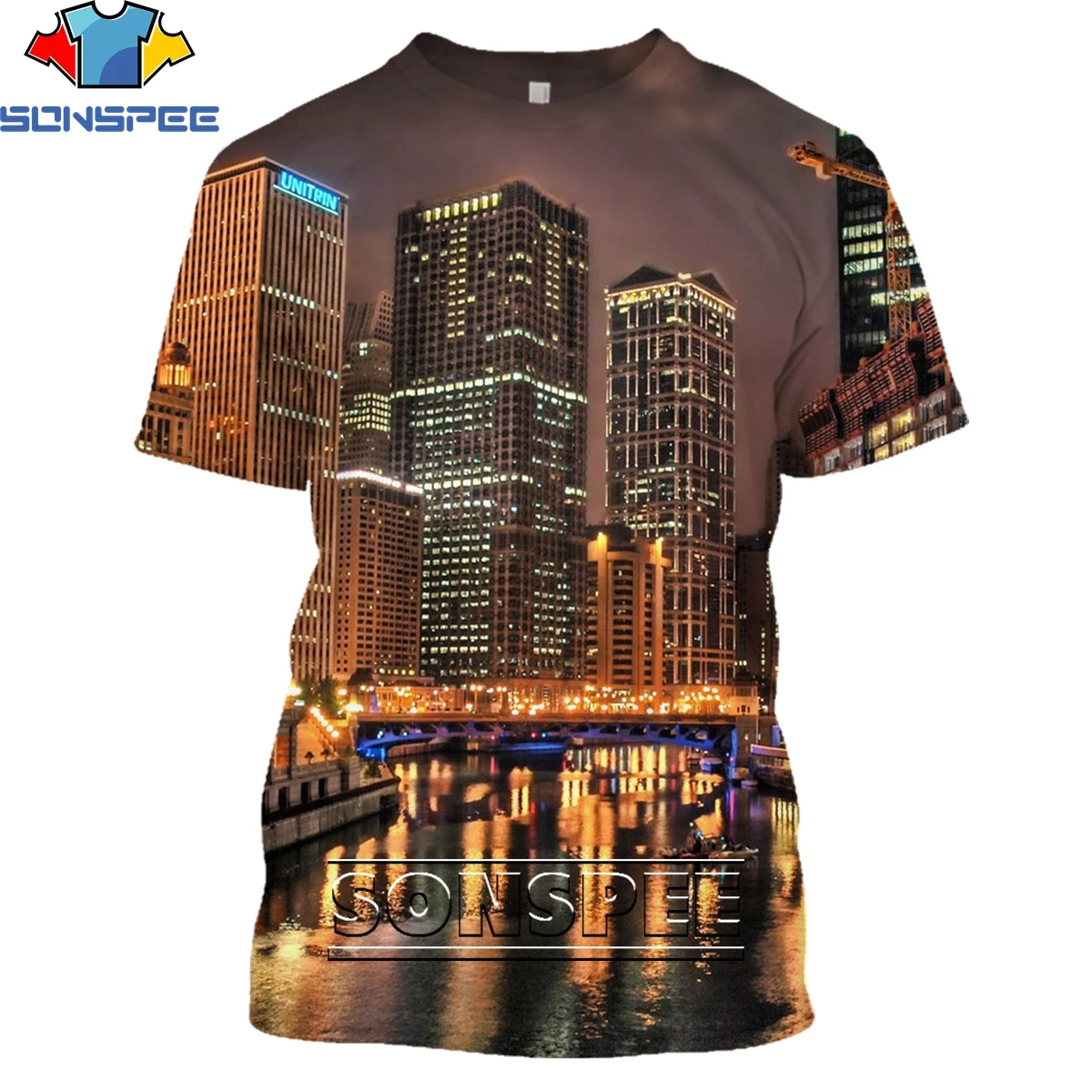SONSPEE New fashion Beautiful city night view 3D Print Men Women's T-Shirt Summer Creative Noticeable with Short sleeves
SONSPEE New fashion Beautiful city night view 3D Print Men Women's T-Shirt Summer Creative Noticeable with Short sleeves