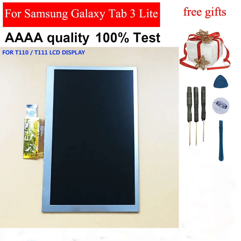 ЖК-дисплей для Samsung Galaxy Tab 3 Lite 7,0, T110, T111, SM-T110, SM-T111, T113, T116, модуль монитора с панелью, тест 100%
ЖК-дисплей для Samsung Galaxy Tab 3 Lite 7,0, T110, T111, SM-T110, SM-T111, T113, T116, модуль монитора с панелью, тест 100%
