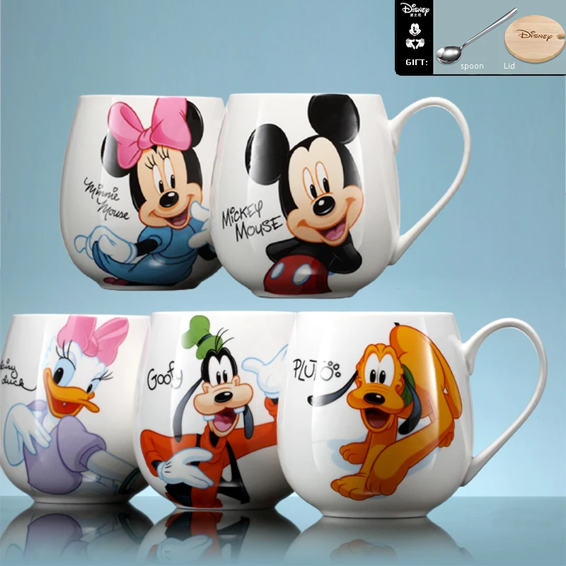 430ML Disney New Ceramic Cup Home Office Coffee Breakfast Milk Mug Creative Simple Cute Cups with Lid and Spoon Exquisite Gift
430ML Disney New Ceramic Cup Home Office Coffee Breakfast Milk Mug Creative Simple Cute Cups with Lid and Spoon Exquisite Gift