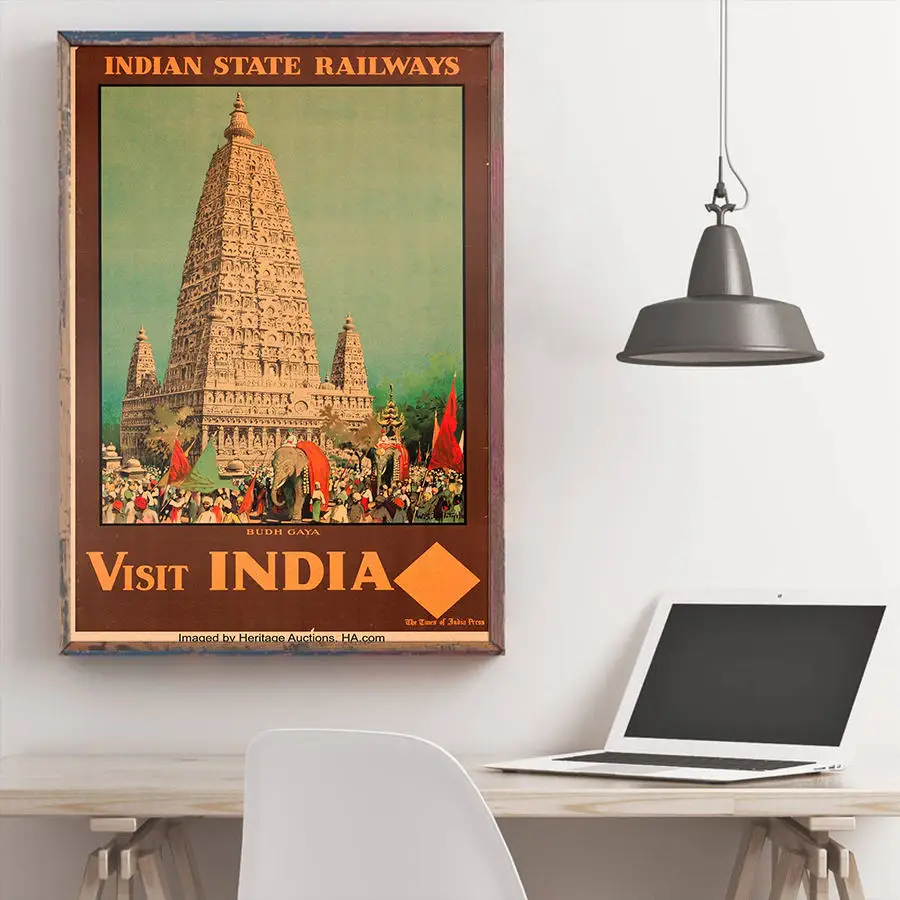 India City Landscape Poster Hand Painted Views Drawing Wall Art Sticker Vintage Kraft Paper Hotel Living Room Home Decor 42x30cm
India City Landscape Poster Hand Painted Views Drawing Wall Art Sticker Vintage Kraft Paper Hotel Living Room Home Decor 42x30cm