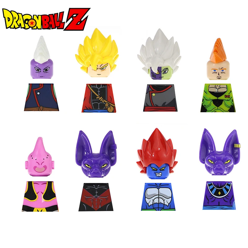 KF6036 Dragon Ball Z Goku Zamasu Bricks Building Blocks Anime Cartoon Action Figures Heads Assembly Toys for Boys Christmas Gift
KF6036 Dragon Ball Z Goku Zamasu Bricks Building Blocks Anime Cartoon Action Figures Heads Assembly Toys for Boys Christmas Gift