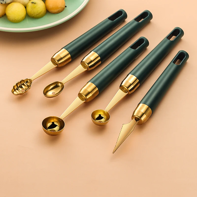 Stainless Steel Ball Digger Fruit Ball Segmentation Carving Knife Watermelon Artifact Ice Cream Round Spoon Fruit Digger Tool 
Stainless Steel Ball Digger Fruit Ball Segmentation Carving Knife Watermelon Artifact Ice Cream Round Spoon Fruit Digger Tool