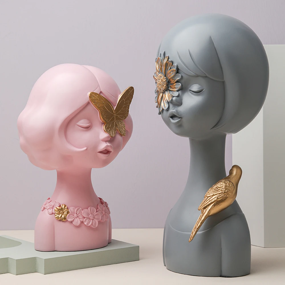 Nordic Minimalist Resin Figurine Cute Butterfly Girl Sculpture Home Furnishing Decoration Craft Coffee Bar Living Room Ornaments
Nordic Minimalist Resin Figurine Cute Butterfly Girl Sculpture Home Furnishing Decoration Craft Coffee Bar Living Room Ornaments