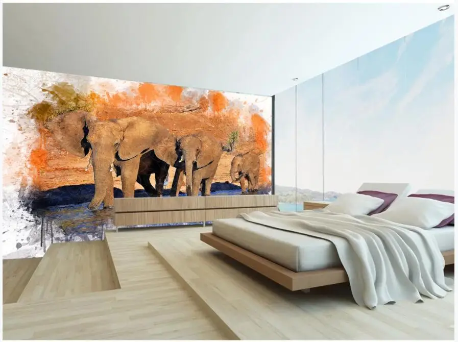 Custom photo 3d wallpaper Hand painted elephant baby watercolor living room home decor 3d wall murals wallpaper for walls 3 d
Custom photo 3d wallpaper Hand painted elephant baby watercolor living room home decor 3d wall murals wallpaper for walls 3 d