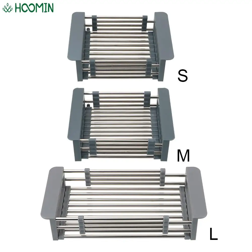 Telescopic Sink Storage Rack Adjustable Dish Drain Basket Stainless Steel Fruit Vegetable Tray Drainer Kitchen Organizer
Telescopic Sink Storage Rack Adjustable Dish Drain Basket Stainless Steel Fruit Vegetable Tray Drainer Kitchen Organizer