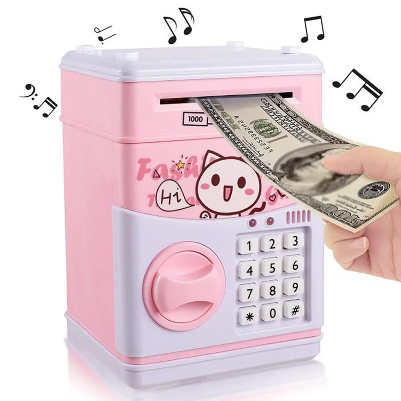 Large Piggy Bank Safe ATM Bank Saving Box Music Money Box Electronic Piggy Bank Cat Paper Money Cash Coin Bank
Large Piggy Bank Safe ATM Bank Saving Box Music Money Box Electronic Piggy Bank Cat Paper Money Cash Coin Bank