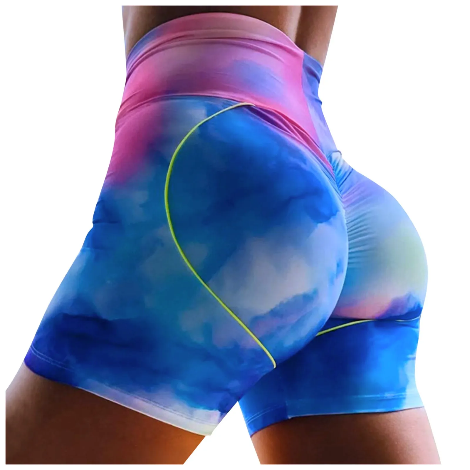 Tie-Dye Printing Fashion Ladies Hip-Lift Fitness Shorts Running Sports Leisure Elastic High-Waist Yoga Pants Loose Shaping
Tie-Dye Printing Fashion Ladies Hip-Lift Fitness Shorts Running Sports Leisure Elastic High-Waist Yoga Pants Loose Shaping