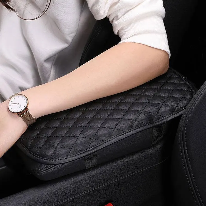 Leather Car Armrest Pad Covers Universal Center Console Auto Seat Armrests Box Pads Black Armrest Storage Protection Cushion
Leather Car Armrest Pad Covers Universal Center Console Auto Seat Armrests Box Pads Black Armrest Storage Protection Cushion