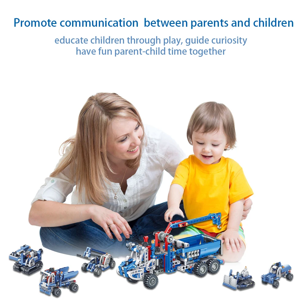 kidsbits 9 in1 Technology Assembled Building Blocks STEM Dump Truck Series Mining Machine Series Toys for Children Boy Gift DIY
kidsbits 9 in1 Technology Assembled Building Blocks STEM Dump Truck Series Mining Machine Series Toys for Children Boy Gift DIY
