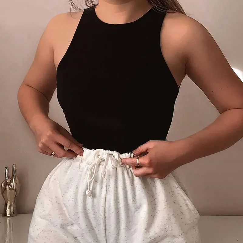 New O Neck Sleeveless Sexy Bodysuit Women Black Off Shoulder Body Top Streetwear Bodysuits Suit Clothes para catsuit Clothing
New O Neck Sleeveless Sexy Bodysuit Women Black Off Shoulder Body Top Streetwear Bodysuits Suit Clothes para catsuit Clothing