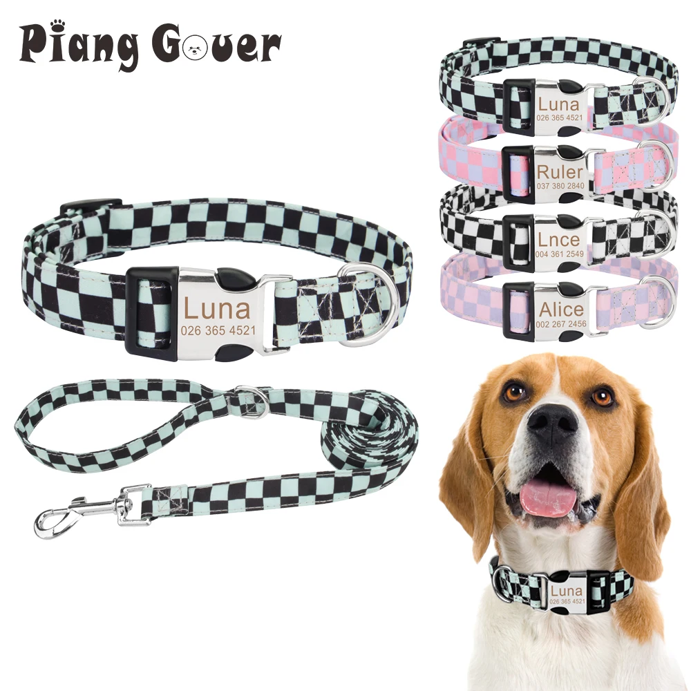 Dog Leashes Collar Pet Custom Nameplate Id Personalized Pet Leashes Collar for Small Cat Puppy Medium Large Dogs
Dog Leashes Collar Pet Custom Nameplate Id Personalized Pet Leashes Collar for Small Cat Puppy Medium Large Dogs