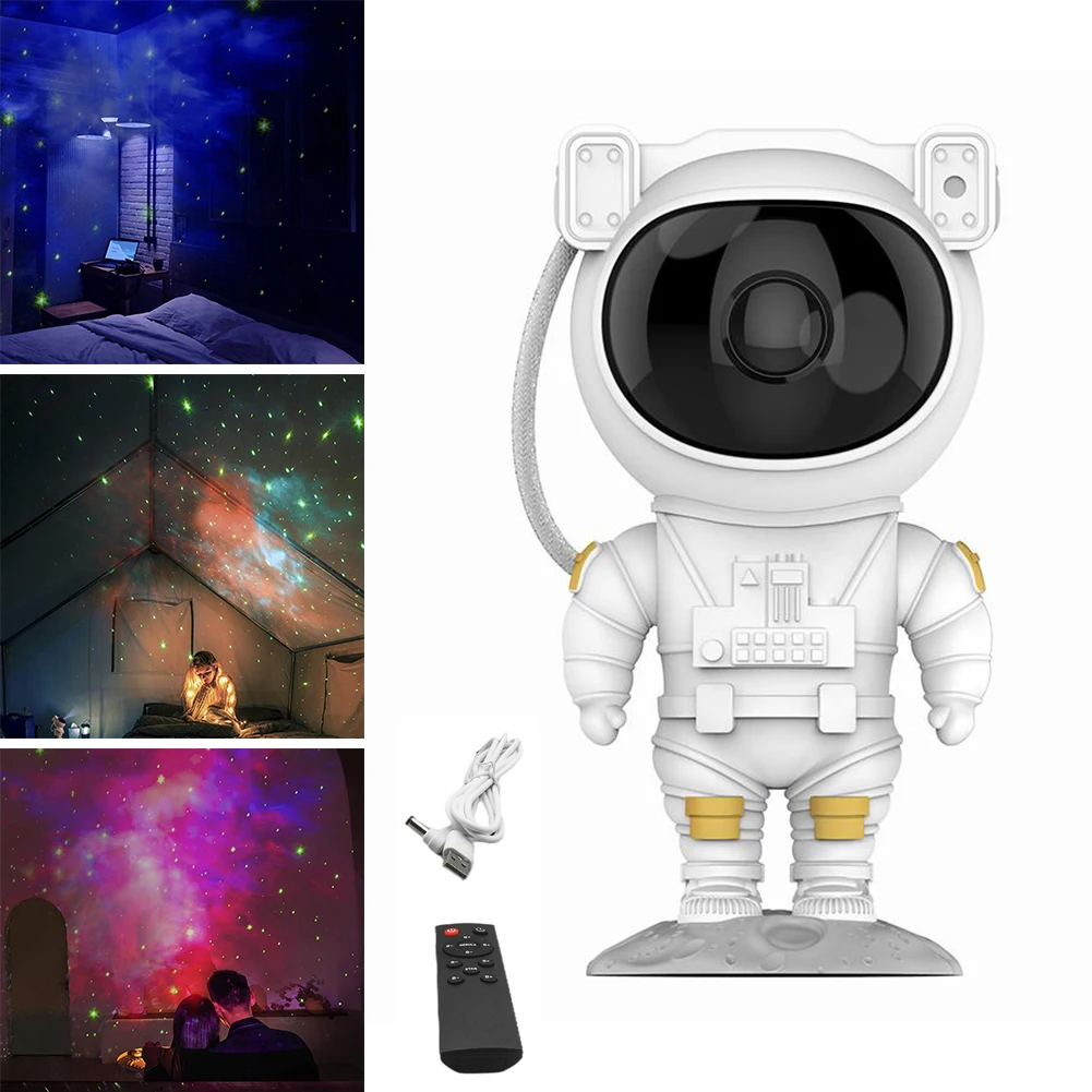 

Детский ночник, подарок, Галактический проектор, астронавт, звездное небо, проекционная лампа, Гипсофила, лазерная проекционная лампа, дома...