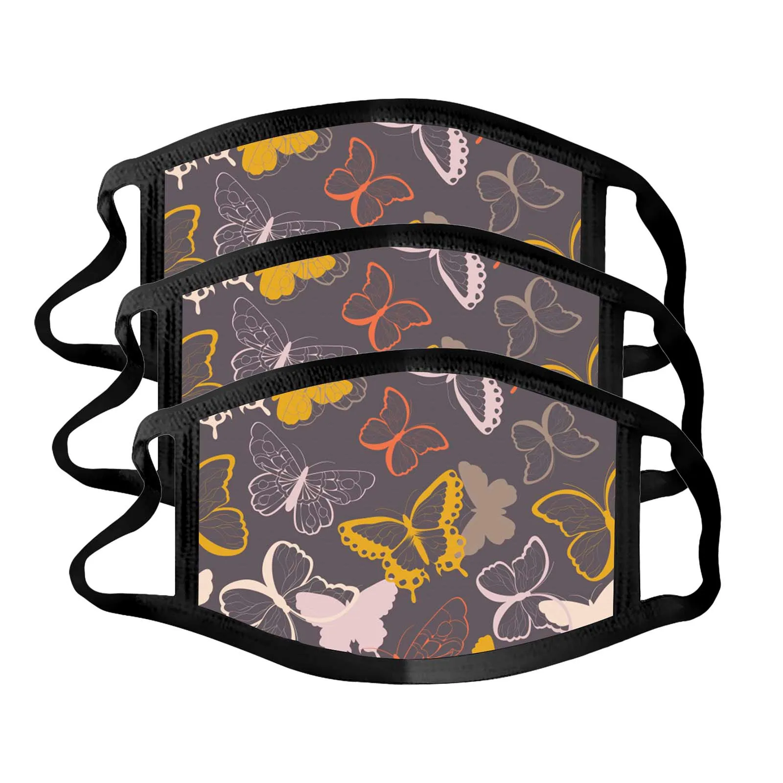 3PC Multicolor Butterfly Print Mask Unisex Outdoor Cotton Cloth Washable Breathable Reusable mondkapjes mascara facial lavable
3PC Multicolor Butterfly Print Mask Unisex Outdoor Cotton Cloth Washable Breathable Reusable mondkapjes mascara facial lavable