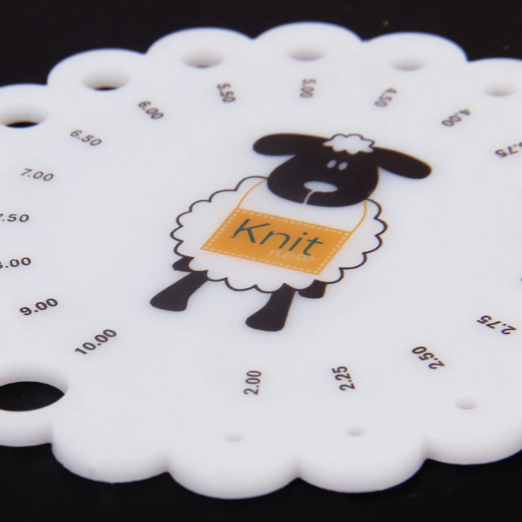 New Hot Sale Plastic Knitting Knit Needle Gauge Ruler Measure Size 2.0mm-10mm for DIY Craft Dressmaking Sewing Fabric Accessory
New Hot Sale Plastic Knitting Knit Needle Gauge Ruler Measure Size 2.0mm-10mm for DIY Craft Dressmaking Sewing Fabric Accessory