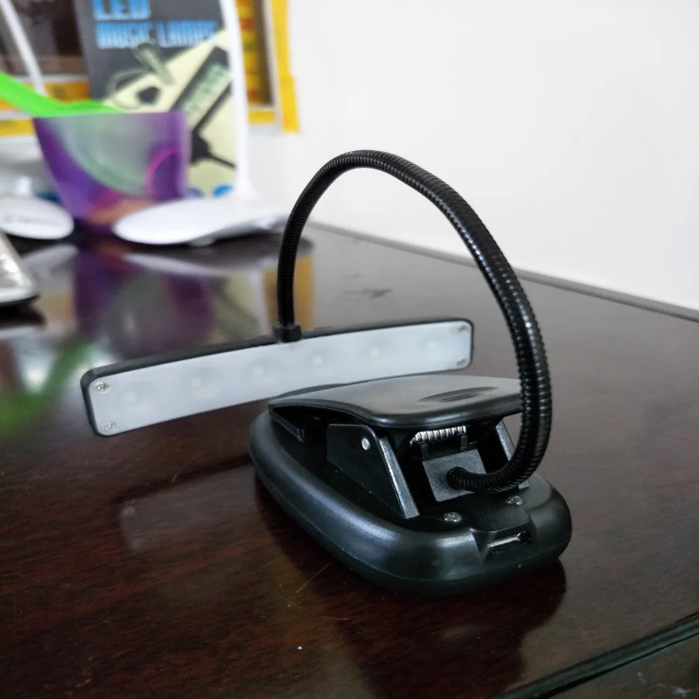 Eye-Friendly Music Score Flexible Sheet Desk Adjustable Lamp Tablet Portable Stand Clip-on Reading Rechargeable LED Book Light
Eye-Friendly Music Score Flexible Sheet Desk Adjustable Lamp Tablet Portable Stand Clip-on Reading Rechargeable LED Book Light
