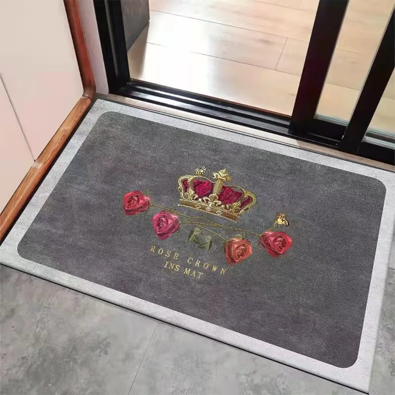 Welcome Mats for Front Door Light Luxury Flocking Bath Mat Home Decoration Door Mat Super Non-slip Absorbent Bathroom Doormat
Welcome Mats for Front Door Light Luxury Flocking Bath Mat Home Decoration Door Mat Super Non-slip Absorbent Bathroom Doormat