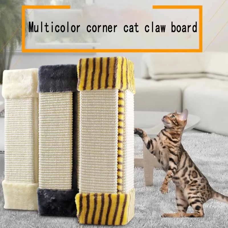 Corner scratcher sisal scratcher wear-resistant and bite-resistant protection corner sofa can be wall-mounted cat toy
Corner scratcher sisal scratcher wear-resistant and bite-resistant protection corner sofa can be wall-mounted cat toy