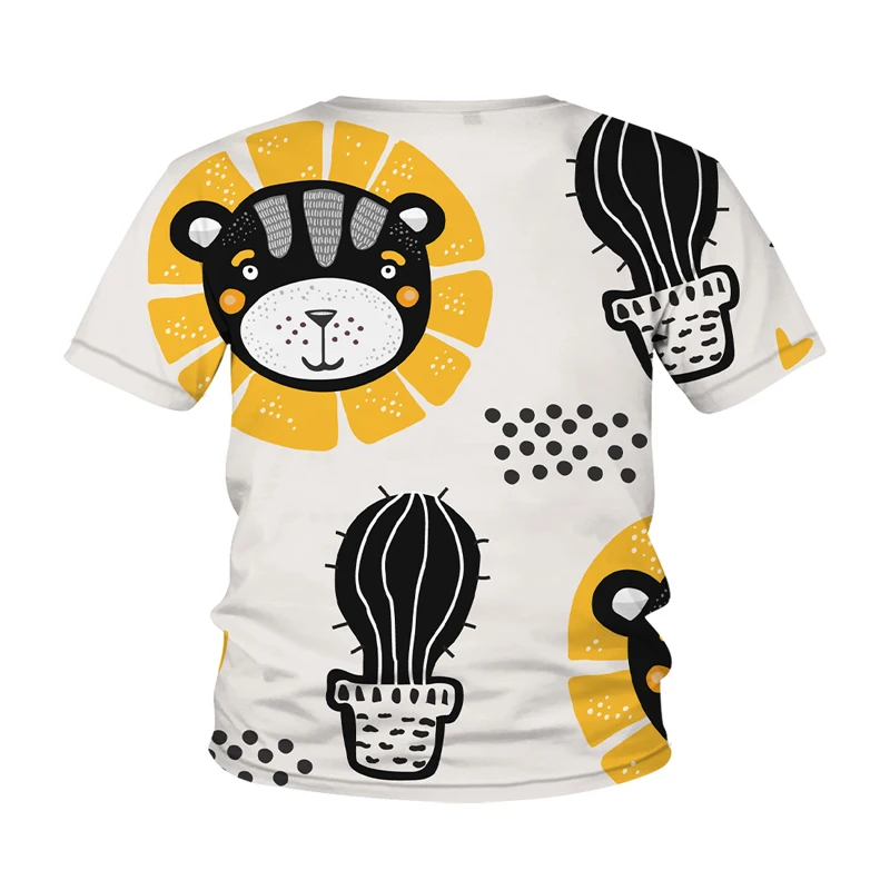 2021 Summer New Children's Cute Cartoon Animal pattern T-shirt O-neck Boys and Girls Tops Streetwear Casual Kids 3D T-shirts
2021 Summer New Children's Cute Cartoon Animal pattern T-shirt O-neck Boys and Girls Tops Streetwear Casual Kids 3D T-shirts