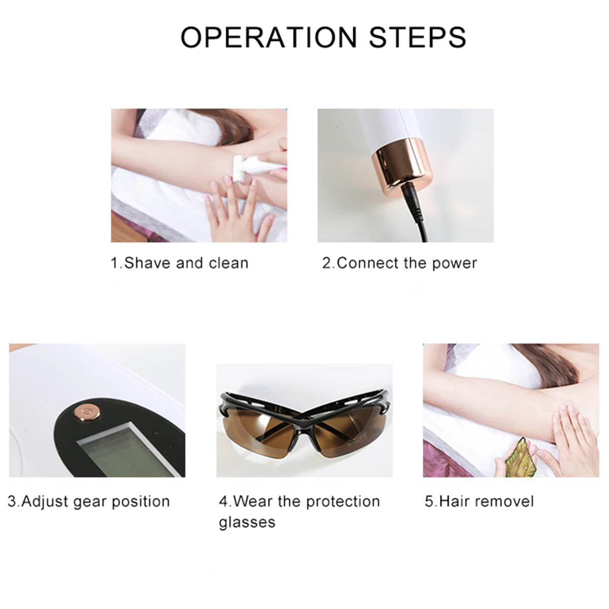999999 Flashes Laser Epilator 5 Gears Permanent IPL Photoepilator Hair Removal depiladora Painless electric Epilator Dropship
999999 Flashes Laser Epilator 5 Gears Permanent IPL Photoepilator Hair Removal depiladora Painless electric Epilator Dropship