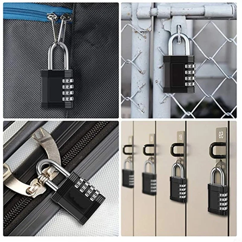 2 PCS 10 Digit Push Button Combination Padlock 4 Digit Locking Mechanism Zinc Alloy Anti-theft Digit Push Password Lock 4 Colors
2 PCS 10 Digit Push Button Combination Padlock 4 Digit Locking Mechanism Zinc Alloy Anti-theft Digit Push Password Lock 4 Colors