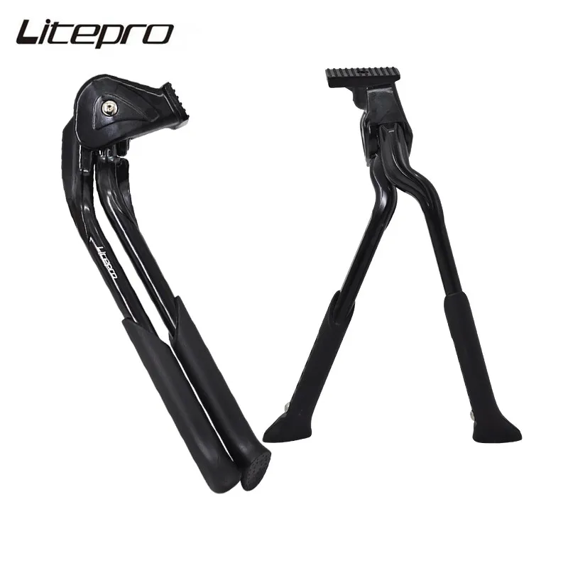 Litepro Folding Bicycle Double Kickstand Aluminum Alloy Foot Support Adjustable Center Side Support Kickstand For 20 28 Inch
Litepro Folding Bicycle Double Kickstand Aluminum Alloy Foot Support Adjustable Center Side Support Kickstand For 20 28 Inch
