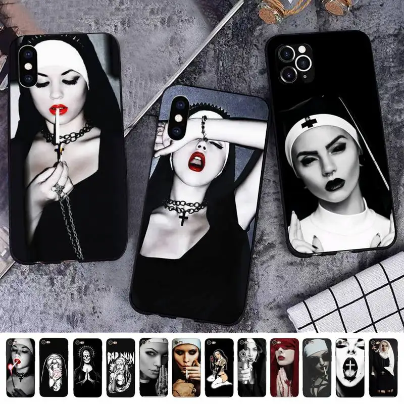 Babaite Sister Style Nun Sexy Girl Phone Case for iPhone 11 12 13 mini pro XS MAX 8 7 6 6S Plus X 5S SE 2020 XR case
Babaite Sister Style Nun Sexy Girl Phone Case for iPhone 11 12 13 mini pro XS MAX 8 7 6 6S Plus X 5S SE 2020 XR case