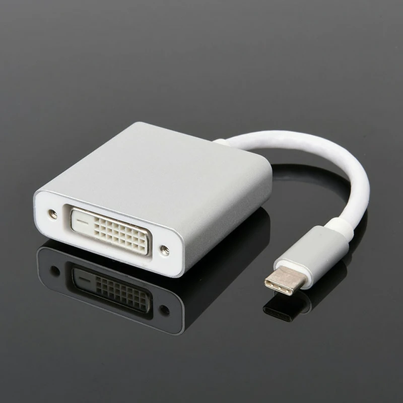 HW-TC05 Type C USB C male to DVI female adapter supports 1080P USB 3.1 for MacBook and chrombook DVI Extended Power Adapter Cabl
HW-TC05 Type C USB C male to DVI female adapter supports 1080P USB 3.1 for MacBook and chrombook DVI Extended Power Adapter Cabl