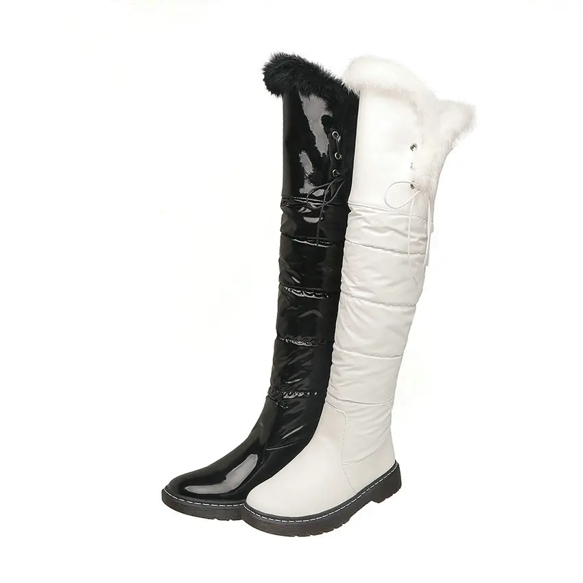 ESVEVA 2021 Keep Warm Snow Boots Square Low Heel PU Leather Knee High Boots Women Boots Shoes Round Toe Boots Size 34-43
ESVEVA 2021 Keep Warm Snow Boots Square Low Heel PU Leather Knee High Boots Women Boots Shoes Round Toe Boots Size 34-43