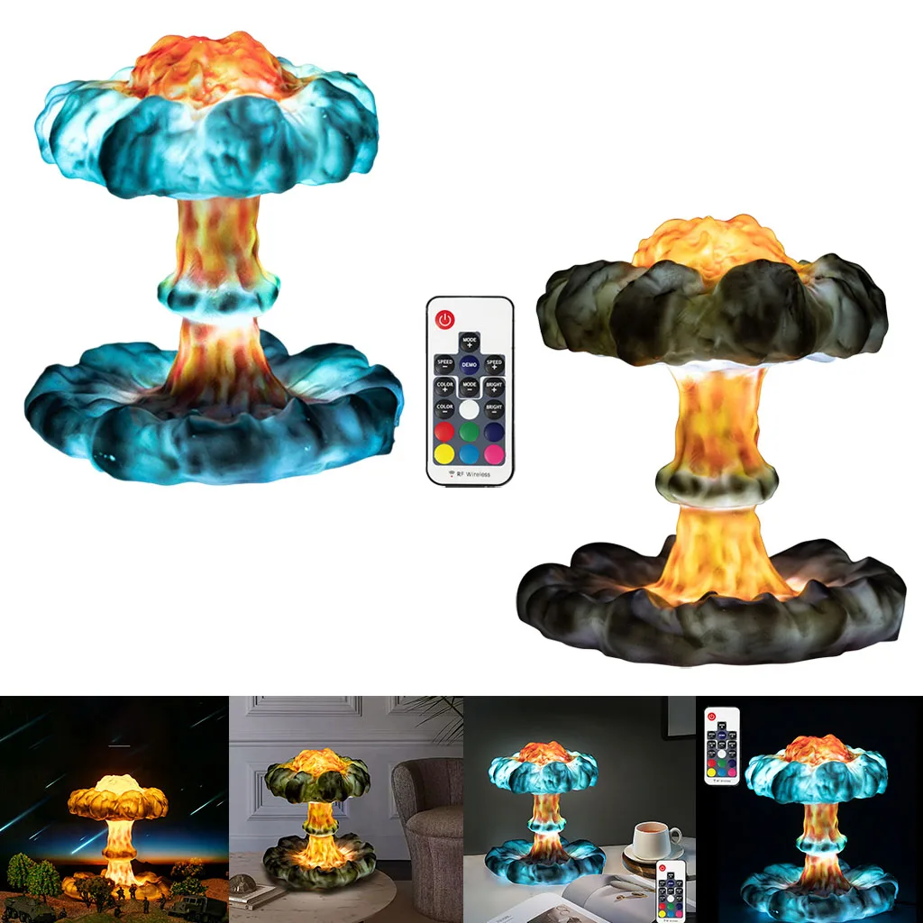 Mushroom Cloud Explosion Table Lamp Eye-Caring LED Desk Light Bedside Light Night Light Nightstand Lamp for Home Decoration
Mushroom Cloud Explosion Table Lamp Eye-Caring LED Desk Light Bedside Light Night Light Nightstand Lamp for Home Decoration