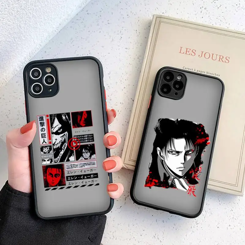 Attack on titan Phone Case For iphone 13 12 11 8 7 plus mini x xs xr pro max matte transparent cover
Attack on titan Phone Case For iphone 13 12 11 8 7 plus mini x xs xr pro max matte transparent cover