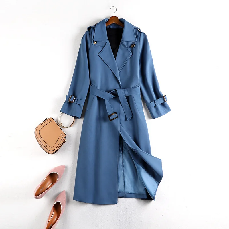 High-quality Windbreaker For Women 2020 Korean Loose Autumn Outwear Sashes Temperament Ladies Trench Coats Plus Size 5XL W2013
High-quality Windbreaker For Women 2020 Korean Loose Autumn Outwear Sashes Temperament Ladies Trench Coats Plus Size 5XL W2013