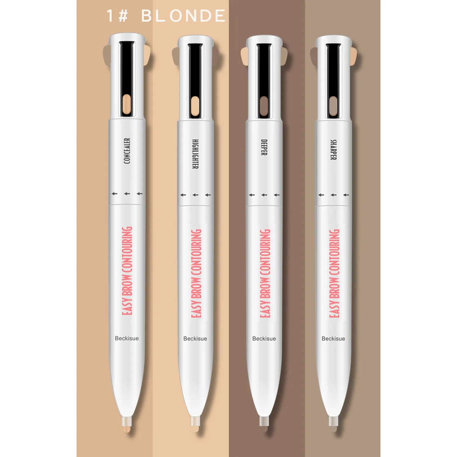 Fashion 4 In 1 Four-color Eyebrow Pencil Eyeliner Rotating Ball-point Eyebrow Pencil Four Core Maquiagem
Fashion 4 In 1 Four-color Eyebrow Pencil Eyeliner Rotating Ball-point Eyebrow Pencil Four Core Maquiagem