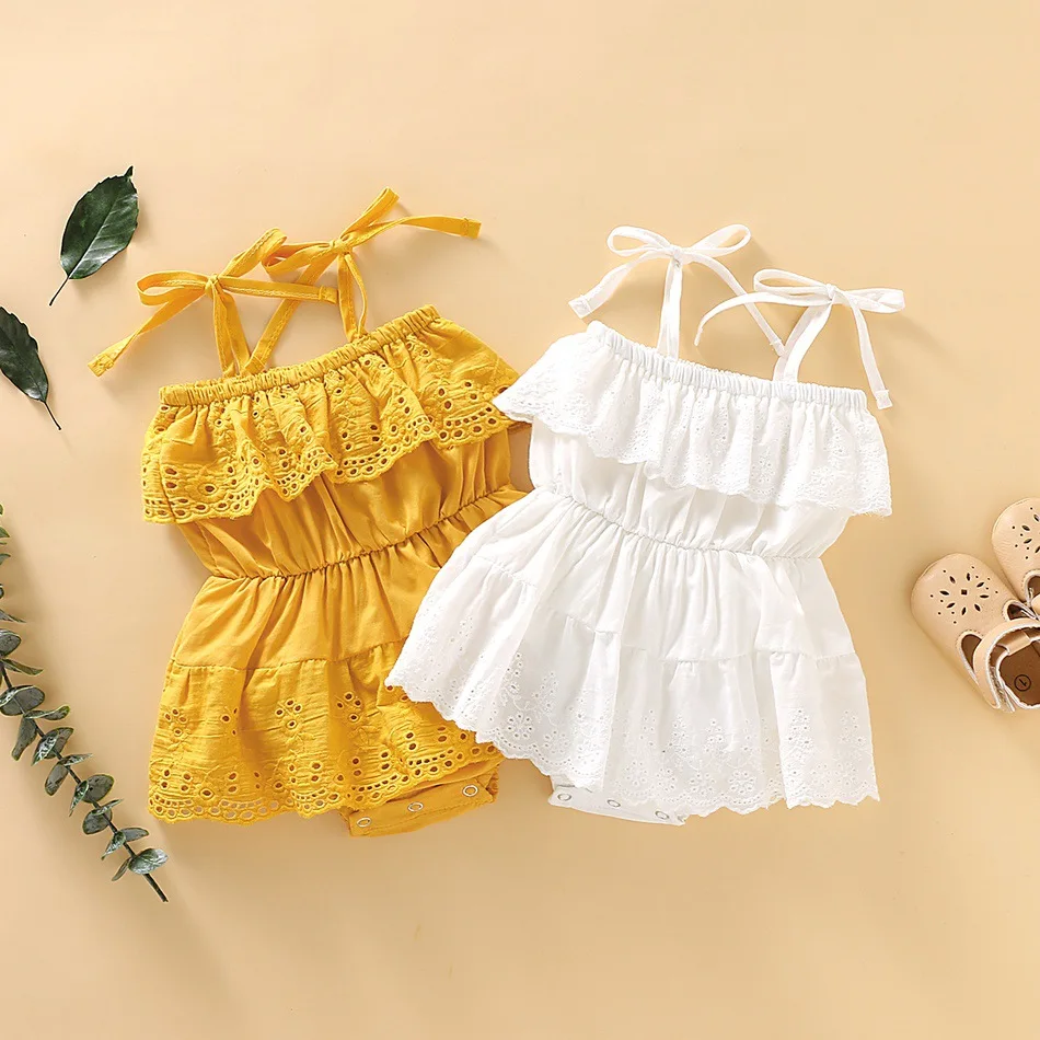 Summer Baby Girls Clothes Bodysuit Cute Short-sleeved Sling Solid Color Baby Outfits Cotton Triangle Climbing Romper Skirt
Summer Baby Girls Clothes Bodysuit Cute Short-sleeved Sling Solid Color Baby Outfits Cotton Triangle Climbing Romper Skirt