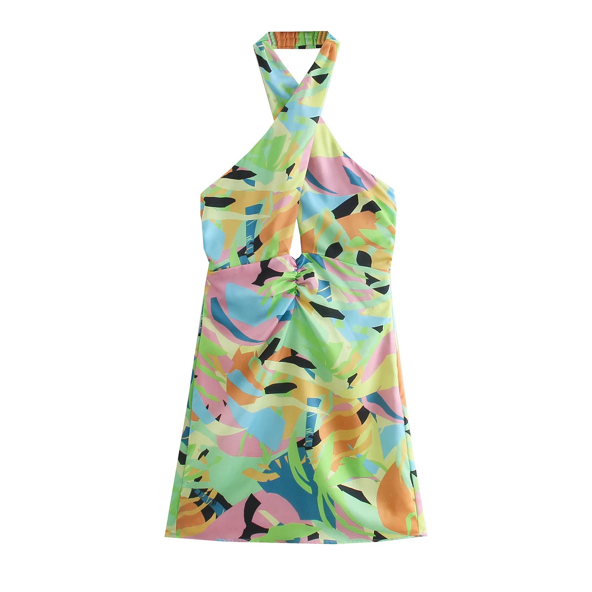 PPYQYKX Za 2021 Fashion Ladies Print Sexy Mini Dress Retro Halter Collar Chic Sleeveless Halter Dress Ladies Casual Party Dress
PPYQYKX Za 2021 Fashion Ladies Print Sexy Mini Dress Retro Halter Collar Chic Sleeveless Halter Dress Ladies Casual Party Dress