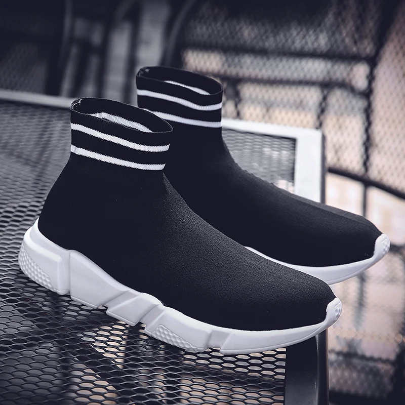 Casual Sneaker High Top Sneakers Breathable Shoes Man Shoe Solid White Fashion Knitting Men Leather For Male
Casual Sneaker High Top Sneakers Breathable Shoes Man Shoe Solid White Fashion Knitting Men Leather For Male