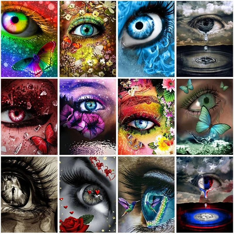 Eye DIY 5D Diamond Painting Full Round Resin Cartoon Diamond Embroidery Cross Stitch Mosaic Wall Art Home Decor
Eye DIY 5D Diamond Painting Full Round Resin Cartoon Diamond Embroidery Cross Stitch Mosaic Wall Art Home Decor