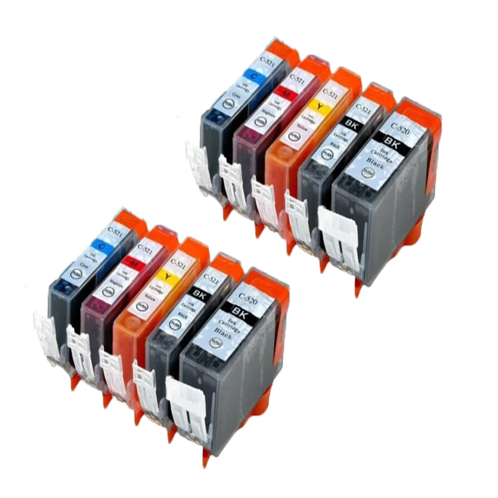 10PK PGI-520/CLI-521 Compatible lnk Cartridges For Canon Pixma IP3600 IP4600 IP4700 MX860
10PK PGI-520/CLI-521 Compatible lnk Cartridges For Canon Pixma IP3600 IP4600 IP4700 MX860