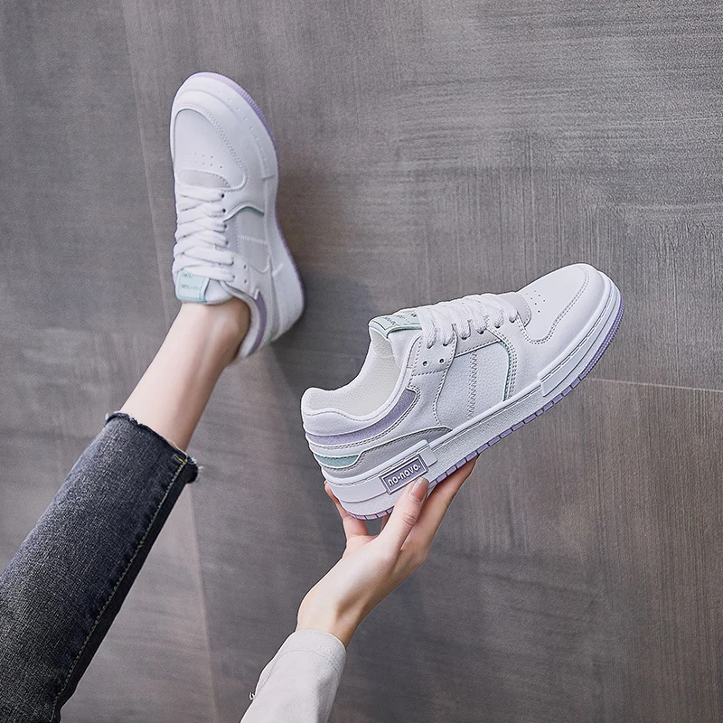 PU Leather Women Vulcanize Shoes student Solid color Sneakers Ladies Flats Casual Breathable Walking travel Tennis shoes New
PU Leather Women Vulcanize Shoes student Solid color Sneakers Ladies Flats Casual Breathable Walking travel Tennis shoes New
